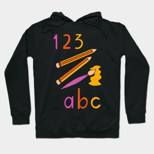 ABC 123 nursery decor Hoodie